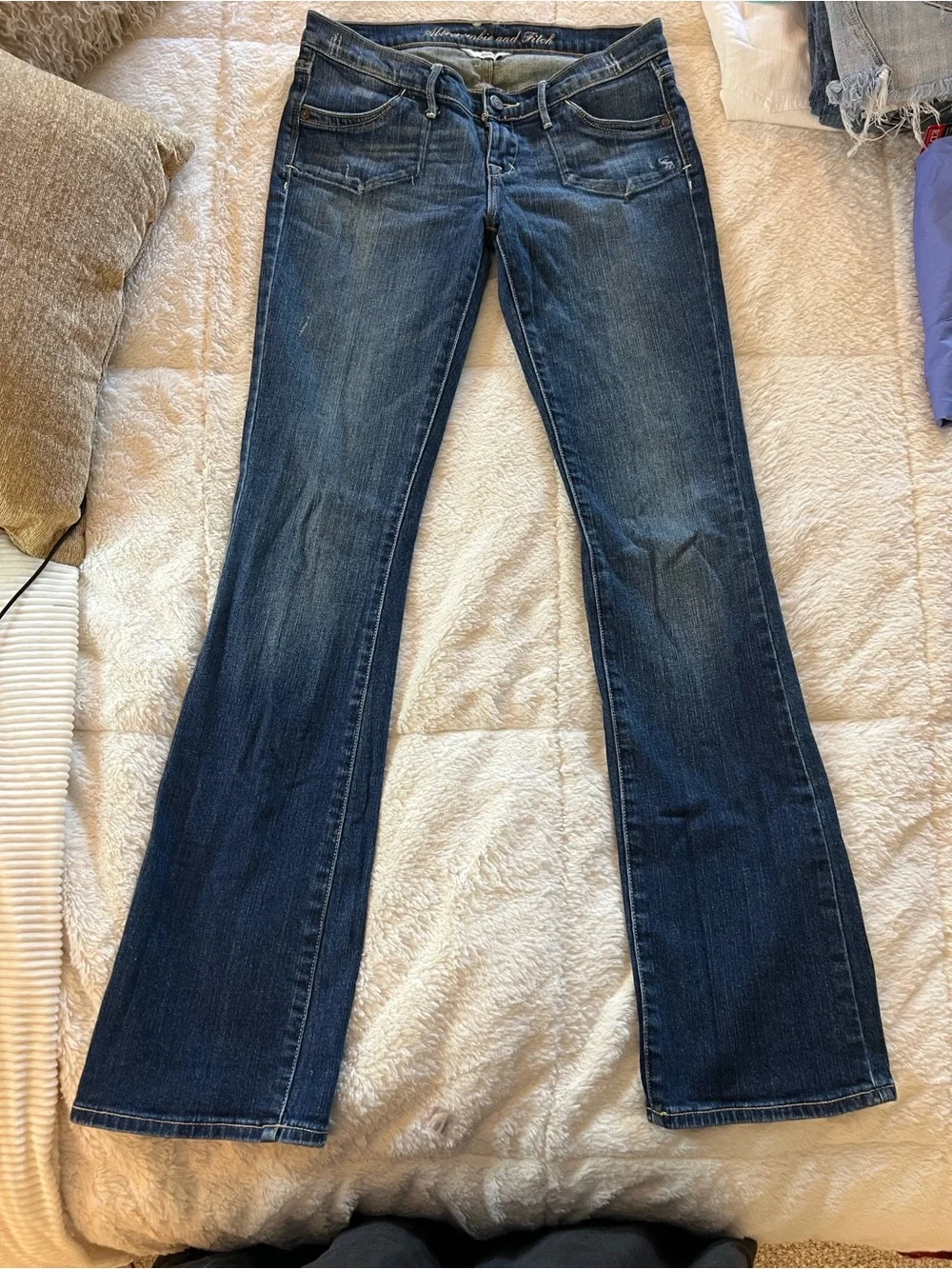 Abercrombie & Fitch Dark Blue Flare Jeans Size 2